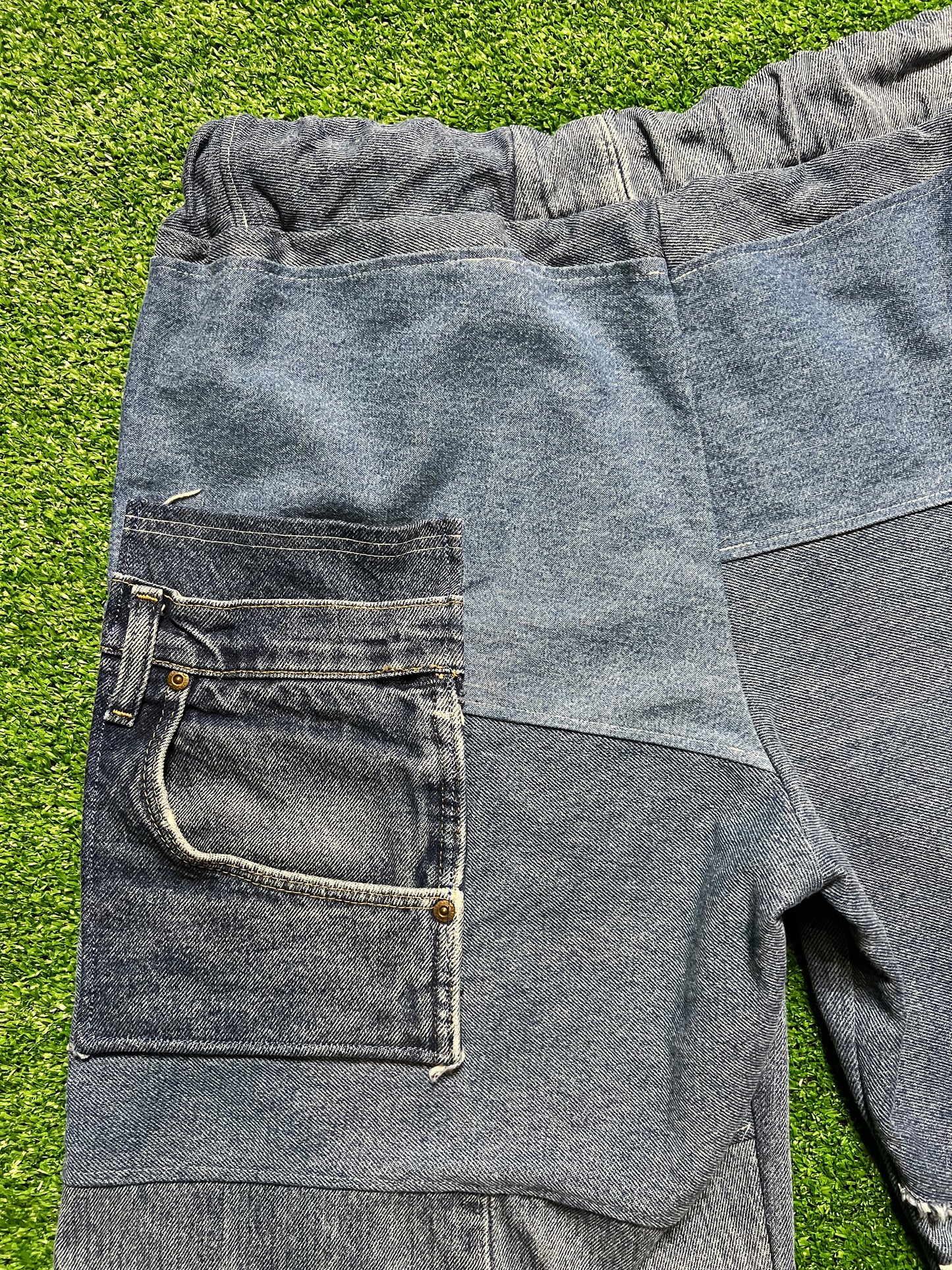 "Eyoni" Baggy Jean Shorts