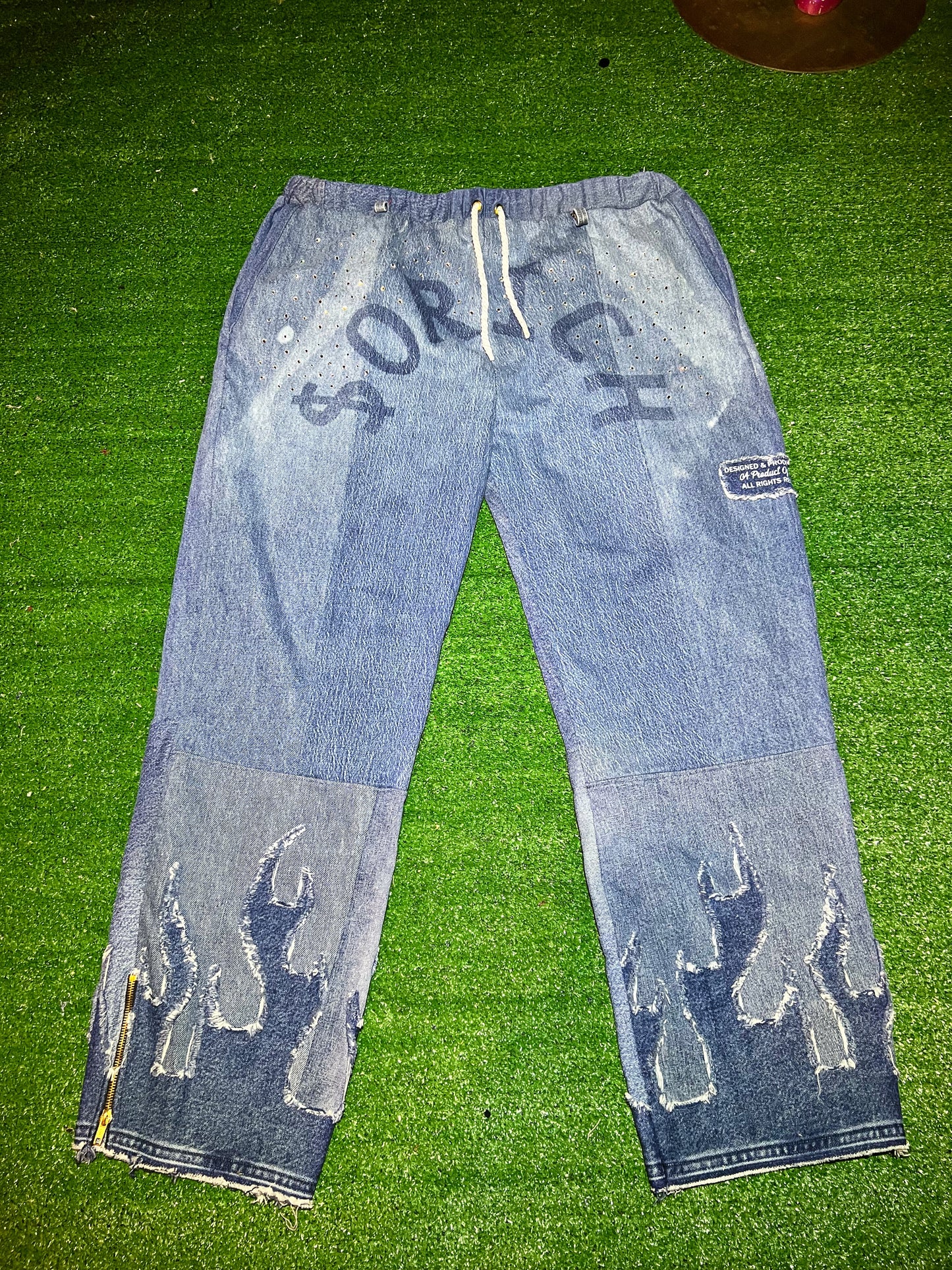 "Bright Nights" Oversized Baggy Pants