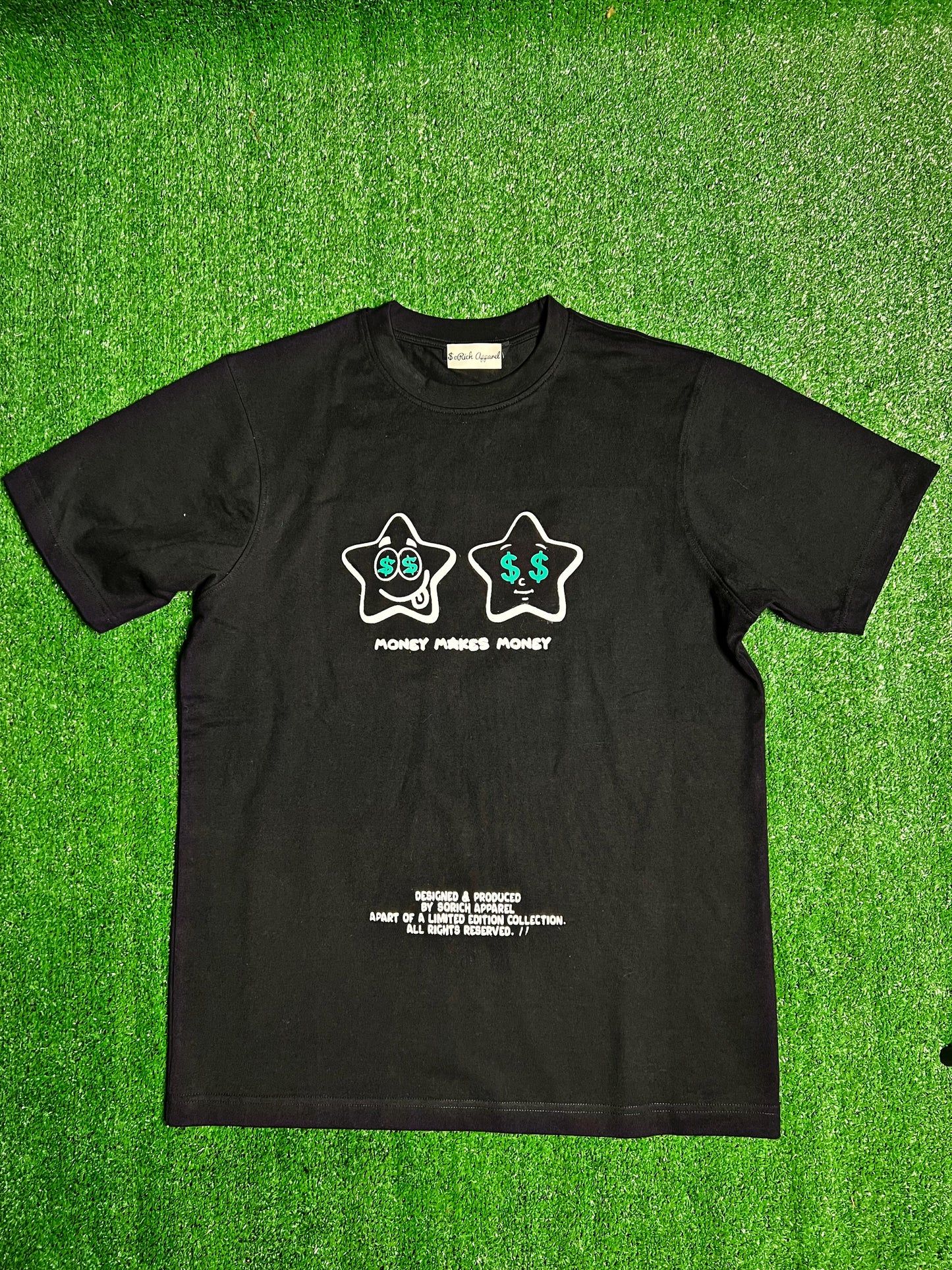 "STAR POWER" Heavyweight Tee (BLACK)