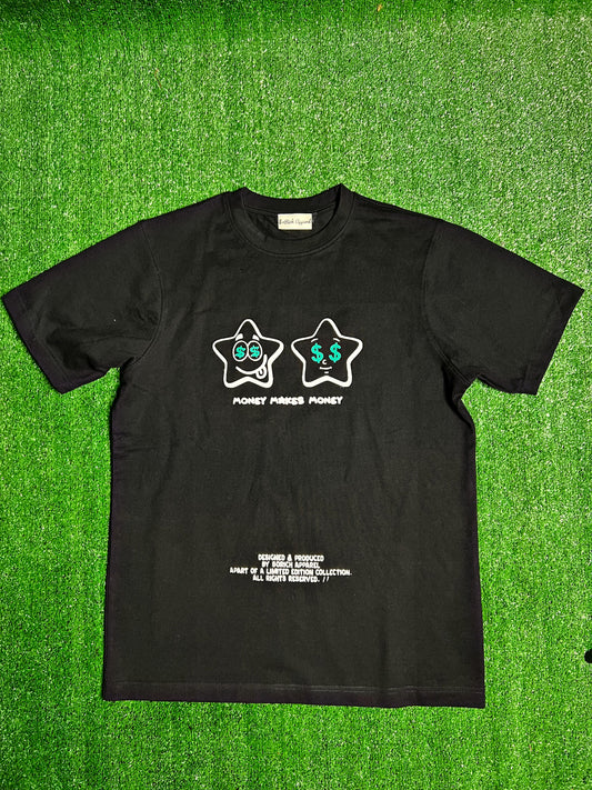 "STAR POWER" Heavyweight Tee (BLACK)