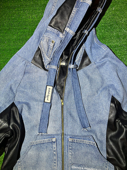 "WIDOWED" Denim Zip-Up