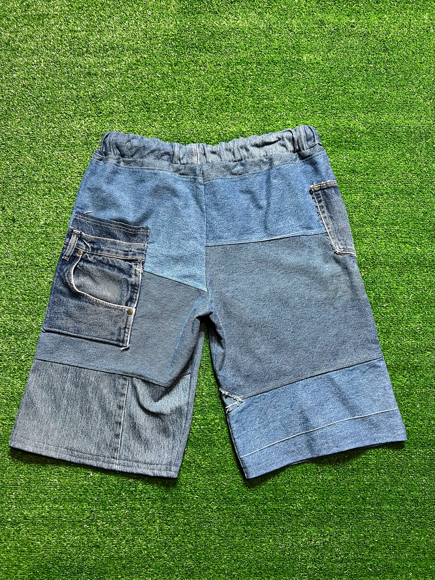 "Eyoni" Baggy Jean Shorts