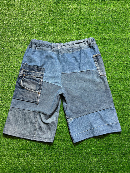 "Eyoni" Baggy Jean Shorts