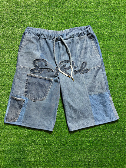 "Eyoni" Baggy Jean Shorts