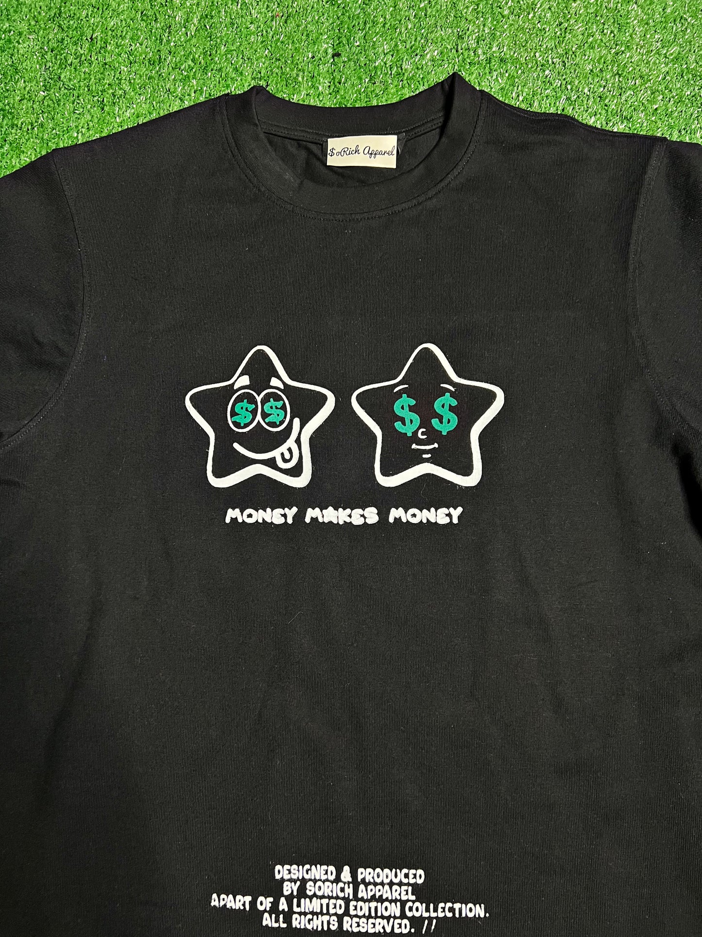 "STAR POWER" Heavyweight Tee (BLACK)