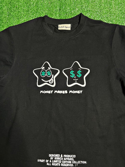 "STAR POWER" Heavyweight Tee (BLACK)